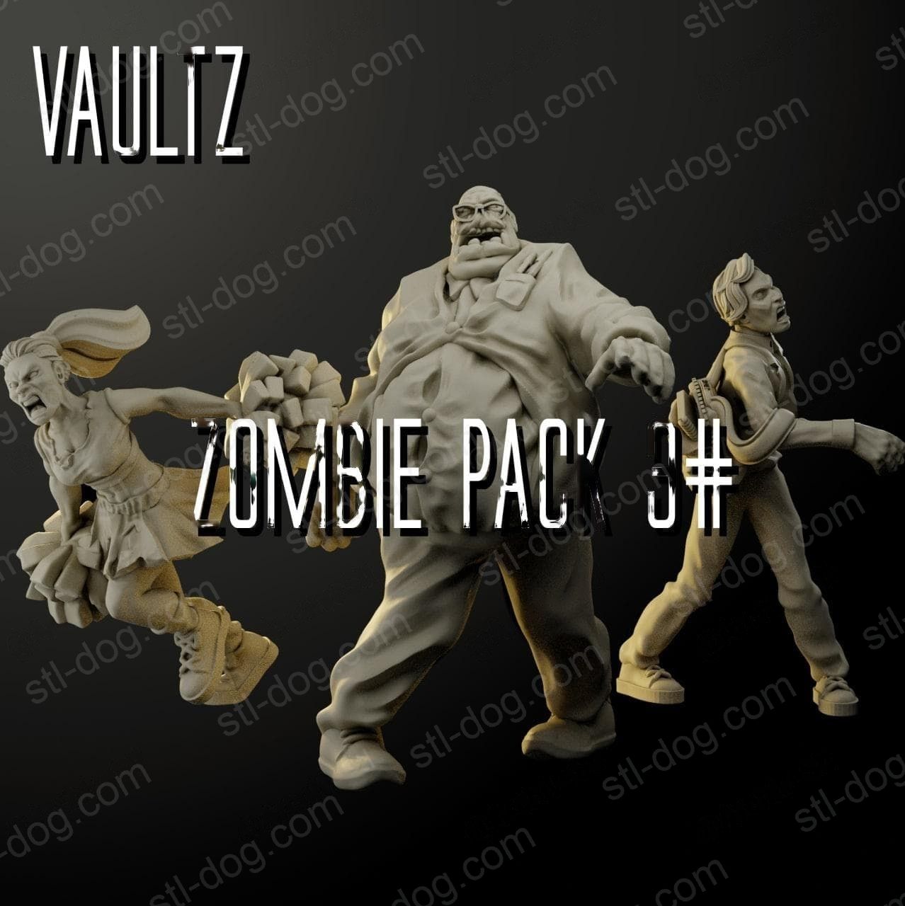 僵尸包(Zombie Pack) 3D打印图纸